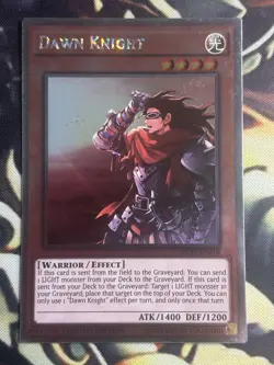 Yugioh: Dawn Knight NKRT-EN016 Platinum Rare Limited Edition NM - Image 1