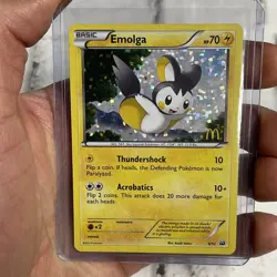 Emolga - 6/12 - Pokemon McDonald's Promos Holo 2012 LP+ Pokemon Card Nintendo - Image 1