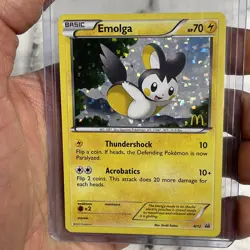 Emolga - 6/12 - Pokemon McDonald's Promos Holo 2012 LP+ Pokemon Card Nintendo - Image 2