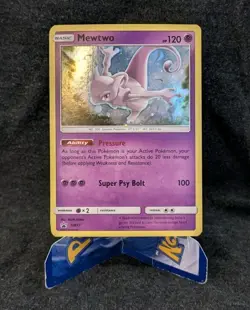 Pokemon TCG Mewtwo SM77 Black Star Promo Holo Card 2017 - Image 1