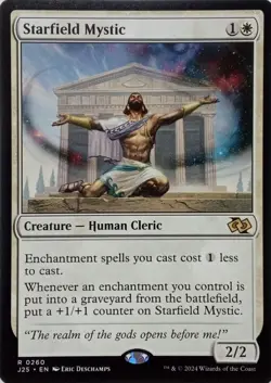 0260 STARFIELD MYSTIC RARE JUMPSTART 2025 MTG CARD - Image 1