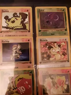 Lot of 9 First Edition Team Rocket Pokemon Cards. VLP-NM+ #2 - Image 2