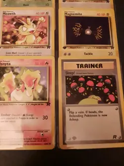 Lot of 9 First Edition Team Rocket Pokemon Cards. VLP-NM+ #2 - Image 4