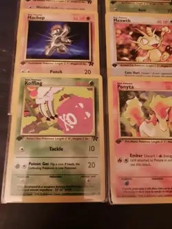 Lot of 9 First Edition Team Rocket Pokemon Cards. VLP-NM+ #2 - Image 5