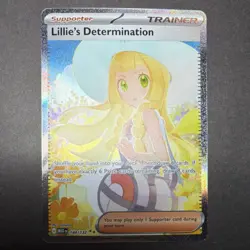 Pokemon Full Art Holo Trainer Card Lot - Lillie, Rosa, Daisy, Jacinthe - 4 Cards - Image 3