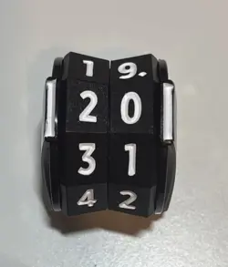 Magic the Gathering Foundations Life Counter Click Wheel Unused MTG Spin Down - Image 1