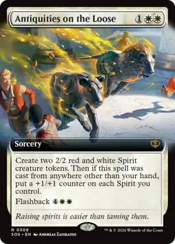 Antiquities on the Loose (Extended Art) [Secrets of Strixhaven] Near Mint - Image 1