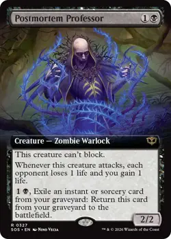 Postmortem Professor (Extended Art) [Secrets of Strixhaven] Near Mint - Image 1