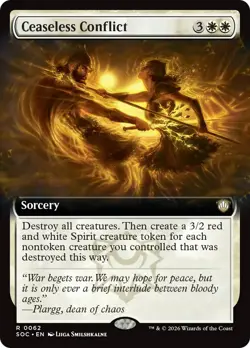 Ceaseless Conflict (Extended Art) [Secrets of Strixhaven Commander] Near Mint - Image 1