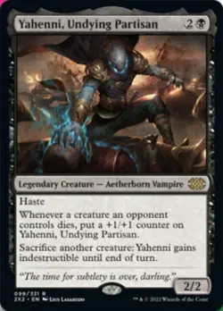 1x YAHENNI, UNDYING PARTISAN - Masters - MTG - NM - Magic the Gathering - Image 1