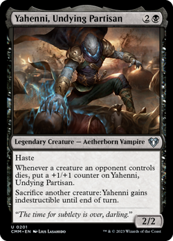 1x YAHENNI, UNDYING PARTISAN - Masters - MTG - NM - Magic the Gathering - Image 2