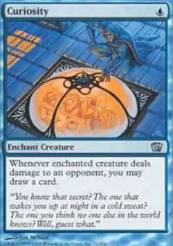MRM FR/VF CuriositC - Curiosity MTG magic 8ED - Image 1