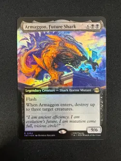 Armaggon, Future Shark (EXTENDED FOIL) - TMNT (Magic) NM - Image 1