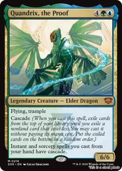 Quandrix, the Proof [SOS - 218] - NM TCG MTG - Image 1