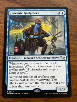 1x FORENSIC GADGETEER - Murders at Karlov - MTG - Magic the Gathering - Image 1
