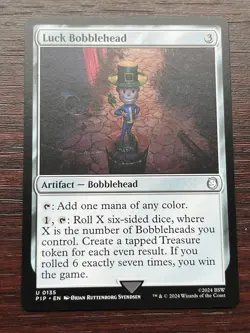 1x LUCK BOBBLEHEAD - Fallout - MTG - Magic the Gathering - Image 1