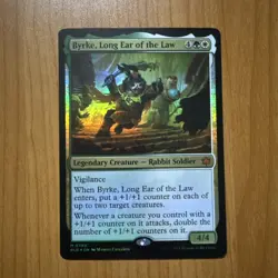Byrke Long Ear Of The Law - Foil) N/M - Bloomburrow MTG Magic The Gathering Card - Image 1