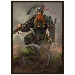 Dhurigan – The Goblin Foe – MTG Size – 100 Smooth Matte Card Sleeves - Image 1