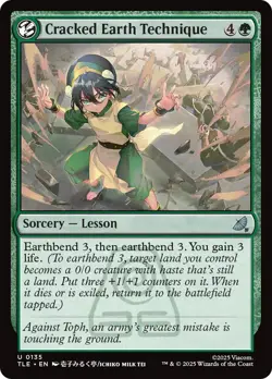 Cracked Earth Technique [Avatar: The Last Airbender: Eternal-Legal] Foil Near M - Image 1