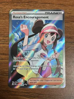 Pokemon Perfect Order Rosa's Encouragement 114/88 Secret Rare Full Art TCG - Image 1