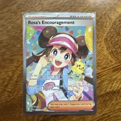Pokemon Rosa’s Encouragement 123/088 SAR NM Perfect Order Great Centrng See pics - Image 1