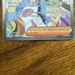 Pokemon Rosa’s Encouragement 123/088 SAR NM Perfect Order Great Centrng See pics - Image 3