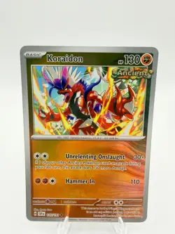 Koraidon 116/191 Uncommon Surging Sparks Pokemon Reverse Holo Near Mint - Image 1