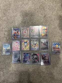 Mint Pokemon Ascended Heroes TCG 14 Card Lot Full Art Holo’s Illustration rare - Image 1