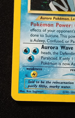 Pokemon Suicune Neo Revelation 14/64 - Holo Rare ENG MP/Good Iconic Card WOTC - Image 5