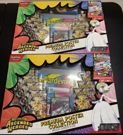 POKEMON TCG ASCENDED HEROES PREMIUM POSTER COLLECTION LOT OF 2 MEGA GARDEVOIR - Image 1