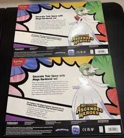 POKEMON TCG ASCENDED HEROES PREMIUM POSTER COLLECTION LOT OF 2 MEGA GARDEVOIR - Image 2
