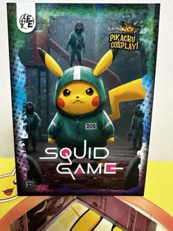 Squid Game (Pikachu) #33 - Galaxy Holo - Electric Pikachu Cosplay - Pokemon - Image 1