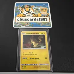 Pokemon: Detective Pikachu Holo Rare Detective Pikachu 10/18 NM - Image 1