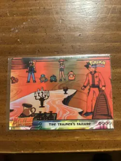 Pokemon Card - The Trainer's Failure #22 - Topps - Mewtwo Strikes Back - Image 1