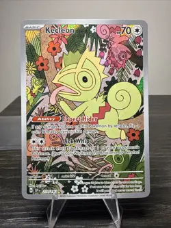Pokemon Kecleon 213/191 Illustration Rare Full Art Holo Sv08: Surging Sparks EN - Image 1