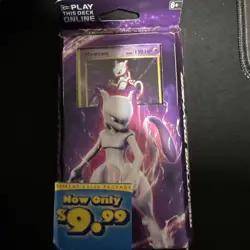 2016 Pokemon XY Evolutions Cracked Ice Mewtwo Mayhem Theme Deck TCG New Sealed - Image 1