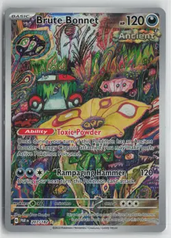 Brute Bonnet 207/182 Illustration Rare Paradox Rift Pokemon NM - Image 1