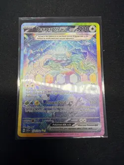 Terapagos ex 170/142 Stellar Crown Pokemon Special Illustration Rare Near Mint - Image 5