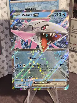Pokemon TCG, == Veluza ex Journey Together SV09 - 043/159 Holo Double Rare == - Image 1