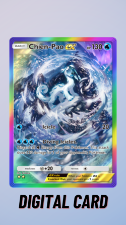 Chien-Pao EX Rainbow Paldean Wonders Pokemon TCG Pocket 2 Star ⭐⭐ (English) - Image 1