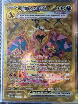 Pokemon TCG Charizard EX 228/197SV03:OBSIDIAN Flames Hyper Rare Card NM - Image 1
