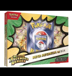 Pokemon Mega Meganium EX Box Set Mega Evolution Ascended Heroes - Image 1