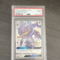 Pokemon Banette GX SV61/SV94 Hidden Fates Shiny Vault Full Art Holo PSA 9 - Image 1