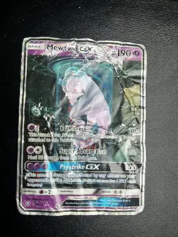 2017 POKEMON SUN & MOON SHINING LEGENDS SECRET #78 MEWTWO - Image 1