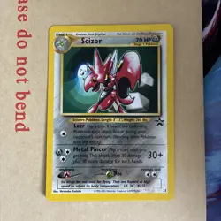 Scizor 33 Pokemon WOTC Black Star Promo - Near Mint NM (fast dispatch) - Image 2