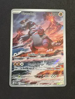 Pokemon Groudon Illustration Rare Holo 199/182 SV04 Paradox Rift - Image 2