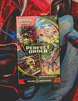 Pokemon TCG Mega Evolution Perfect Order Booster Bundle New Sealed In Hand - Image 1