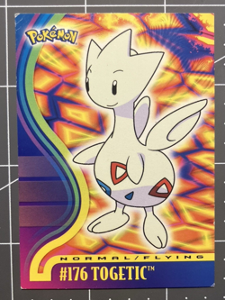 2001 Topps Pokemon Topps Johto Series 1 Non Holo Togetic # 176 - Image 1