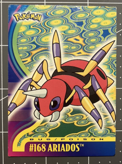 2001 Topps Pokemon Topps Johto Series Non Holo Ariados #168 - Image 1