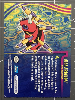 2001 Topps Pokemon Topps Johto Series Non Holo Ariados #168 - Image 2